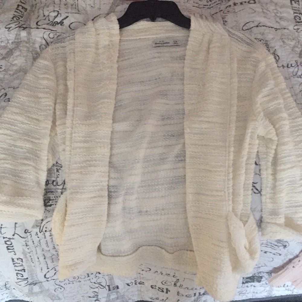 beige sweater